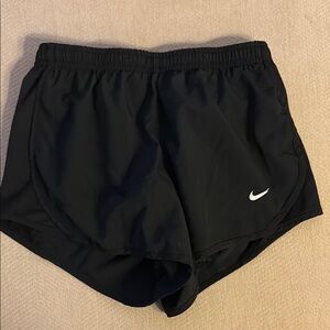 Nike Black Athletic Shorts Lightweight Elastic Waist